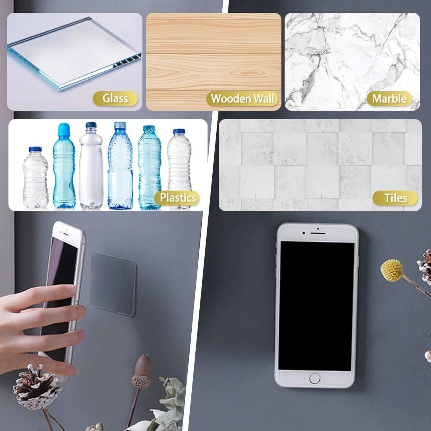 1758 Self Adhesive Tape Double Sided Heavy Duty Tap for Wall, Kitchen, Office, Wall, Car | Stickers for Home (Pack of 10 Pcs) (Size - 6cm x 6cm Each, Transparent) DeoDap 1758 Self Adhesive Tape Double Sided Heavy Duty Tap for Wall, Kitchen, Office, Wall, Car | Stickers for Home (Pack of 10 Pcs) (Size - 6cm x 6cm Each, Transparent) DeoDap